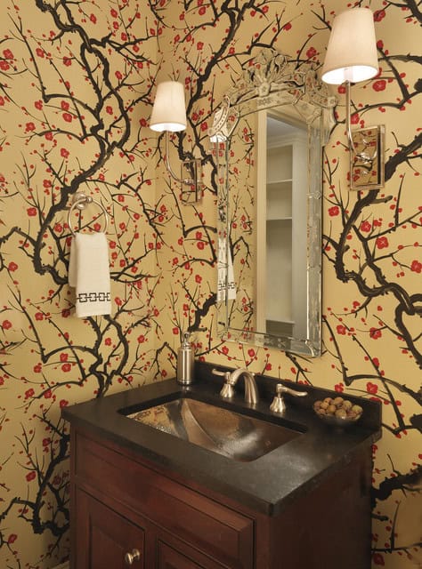 Bathroom powder room renovation