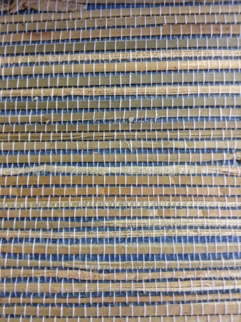 Brewster Blue & Beige Natural Grasscloth