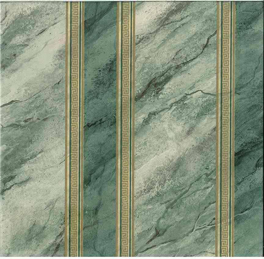 Faux Marble Textured Striped Vintage Wallpaper