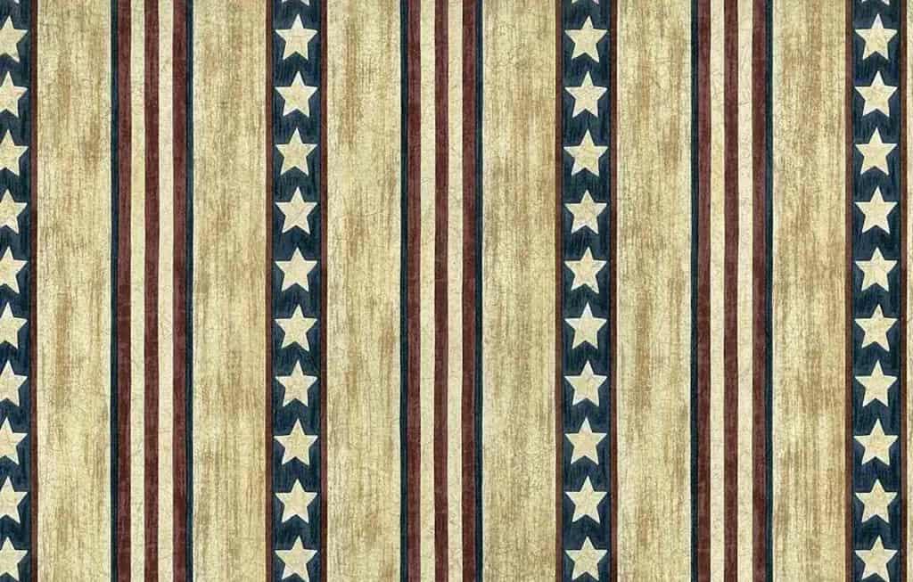 Stars Stripes Vintage Wallpaper