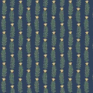 Blue Green Rifle Eden Wallpaper RP7342 Floral Grasses Metallic