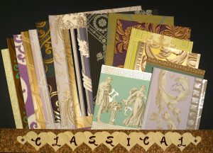 Classical Wallpaper for Scrapbooking and Crafts