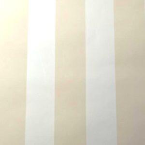 Cream Striped Vintage Ronald Redding Wallpaper Beige MC2994 Broad Stripes