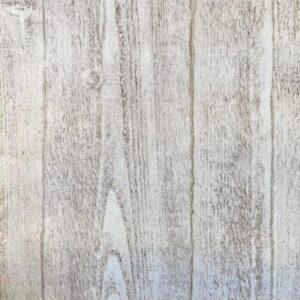 Shiplap Textured Wallpaper Taupe White Wood Grain UK FD56909