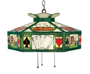 Casino Cards Light Fixture