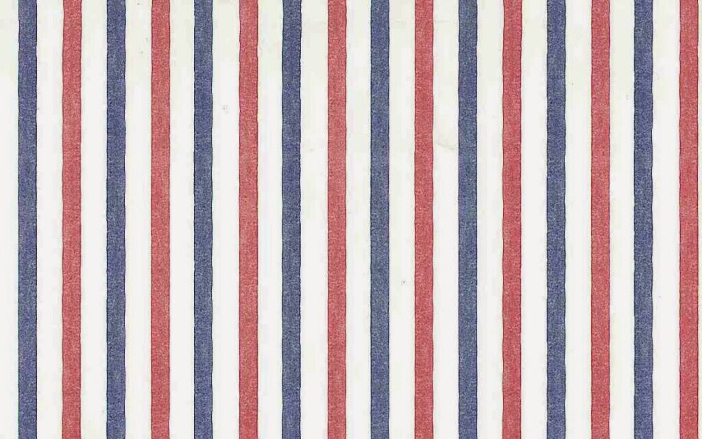 Red White Blue Striped Wallpaper